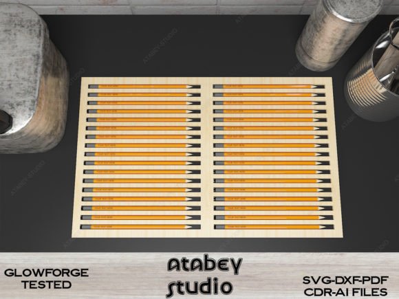 Download Pencil Jig Template for Standart Pens - Standart Collection