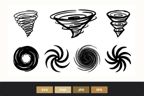 Download Spiral Tornado Line Art Vector - Tornado Collection