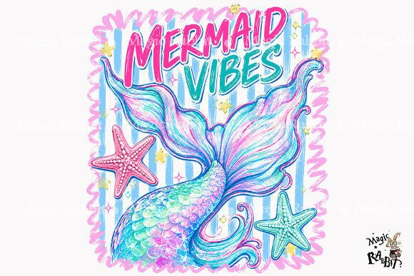 Download Mermaid Tail Summer Vibes PNG - Summer vibes Collection
