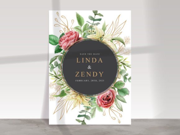 Download Elegant Floral Wedding Invitations Card - Premium Resources